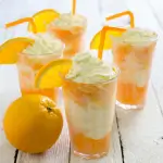 Orange Juice With Ice Cream